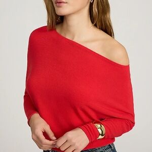Express Red Lightweight Sweater